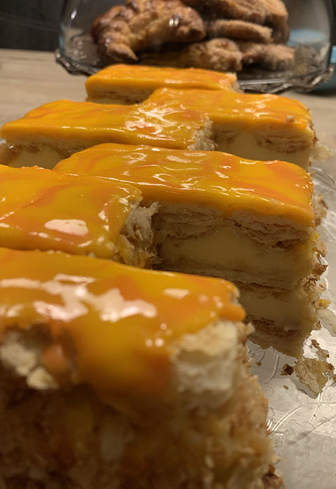 Millefeuille – for the vanilla cream and puff pastry lovers – Bakereea